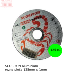 Scorpion aluminium rezna ploca 125mm